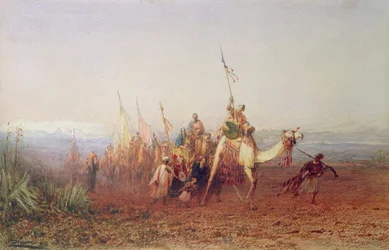 Eine Karawane auf dem Weg nach Kairo